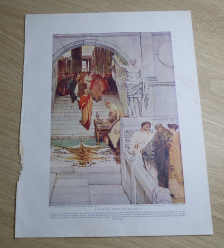 Visit agrippa to augustus - visit,