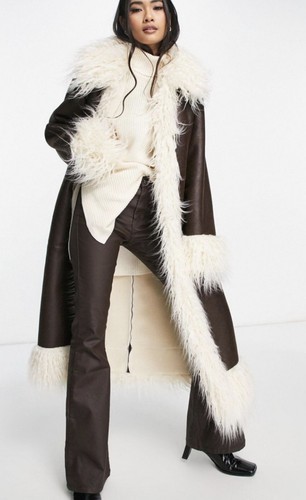 Topshop faux leather - leather,
