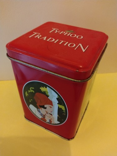 Vintage typhoo tea tin - tea,