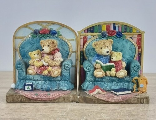 Teddy bear bookends pair - teddy,
