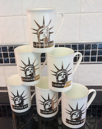 Bone china mugs usa new - 6, x