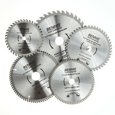 Rennie Tools TCT Circular Wood Saw Blades 85mm - 305mm Fits Dewalt Makita Bosch