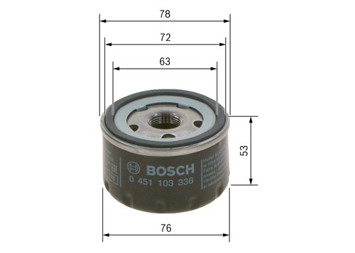 Fits bosch 451 103 - 103, oil