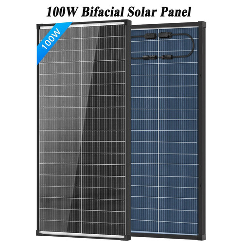 100w bifacial solar panel - 100w,