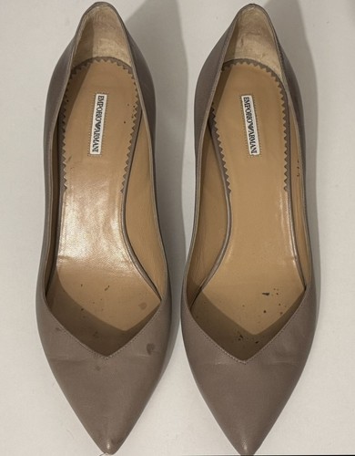 Emporio armani gray leather - gray,