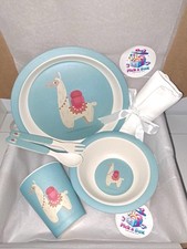 Llama Themed Bamboo - 6 Pcs