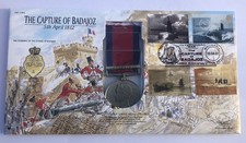 BENHAM REPLICA MILITARY GSM Medal 1793-1814 Stamp Cover Capture Of Badajoz 1812