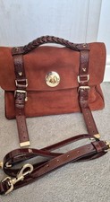 Extremely Rare! Mulberry Fox Lock Alexa in Maxi Grain Nubuck - Med
