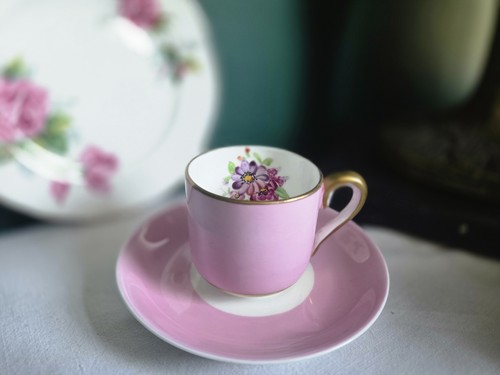 Antique pink handpainted - pink,