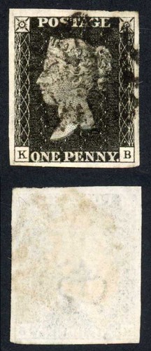 Penny black plate fine - penny, (kb)