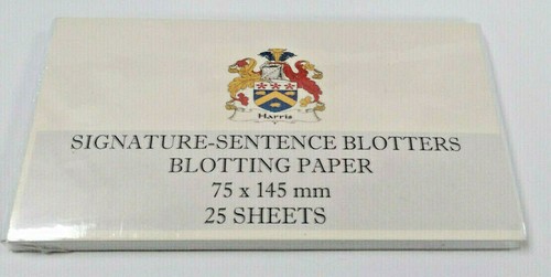 Signature sentence blotters - signature-sentence,