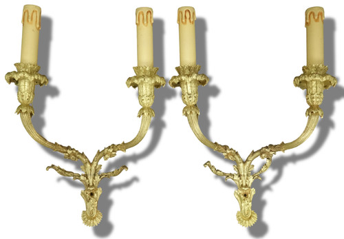 Large pair wall sconces - of,