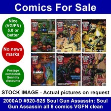 2000AD #920-925 Soul Gun Assassin: Soul Gun Assassin all 6 comics VGFN clean