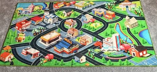 Large kids city road - city, play