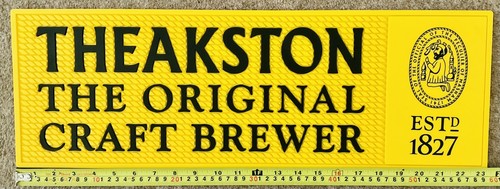 Theakston ale rubber - ale, bar