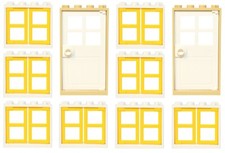 😀 LEGO windows + doors for