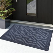 Dirt Trapper Indoor Door Mat Non-Slip Entrance Rug Outdoor Front Back Doormat UK
