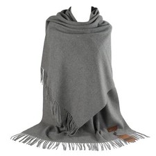 Elegant Plain Cashmere Scarf