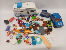 Bundle of Playmobil Weighing 1.5kgs Includes Caravan and Various Other Accessori