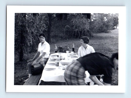 Old vintage photo trio - photo,