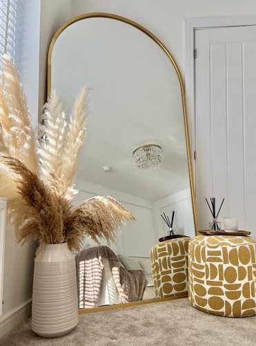 Large gold framed - large, arched