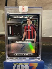 2023-24 Panini Obsidian Matrix material Patch Autographs Zlatan Ibrahimovic /20