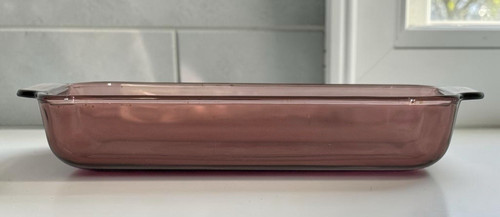 Vintage pyrex 232 cranberry - vintage,