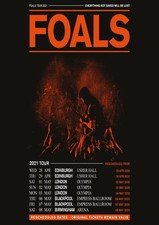 Foals UK Tour 2021 A3 A4 Print Poster Unframed