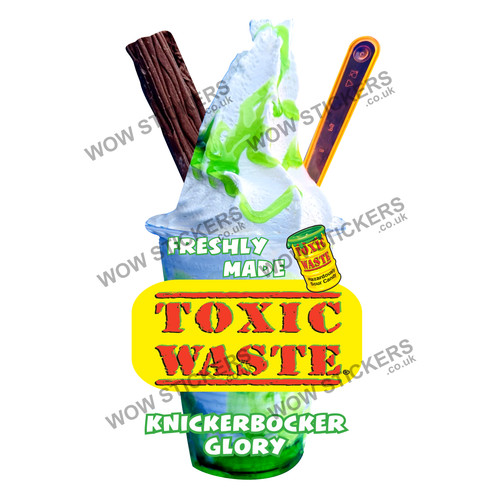 Ice cream van sticker - , toxic