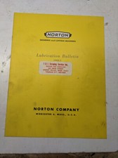 NORTON LUBRICATION BULLETIC