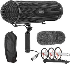 Movo BWS1000 Blimp Microphone Windshield Mount and Vibration Protection... 