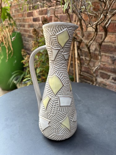 West german ceramic - ceramic, handled