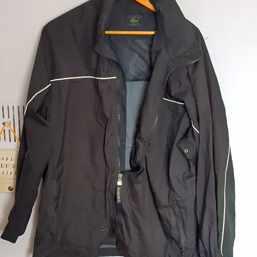Lacoste men black full - lacoste, zip