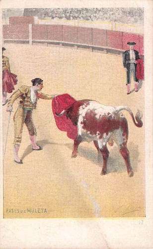 Postcard spain bull - -,