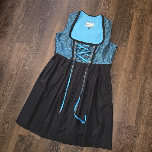 Blue black corset - black,