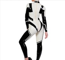 Latex Look Futuristic Catsuit