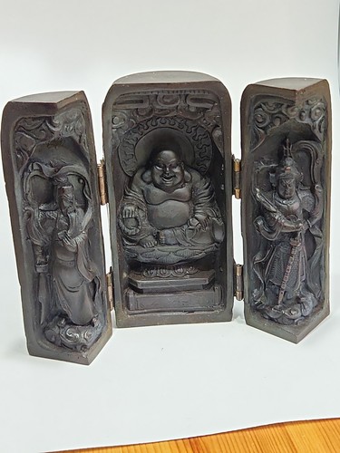Resin buddhist folding - resin,