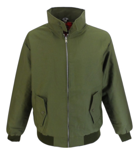 Mens olive green retro mod - olive,