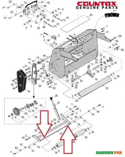 Genuine countax c30h - genuine, scraper