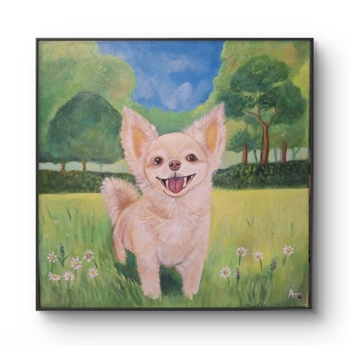 Colorful modern chihuahua - colorful,