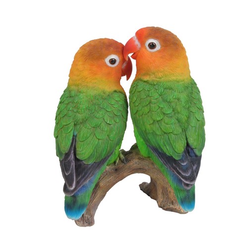 Love birds lifelike garden - birds,