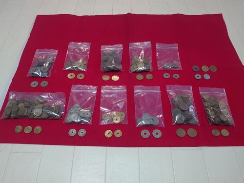 Vintage old coins - vintage, bulk