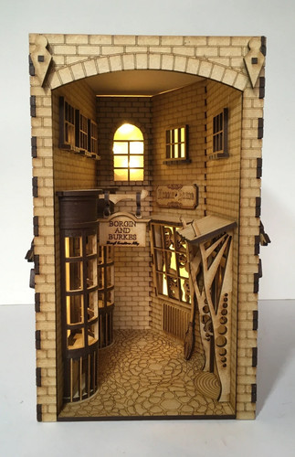 Knockturn alley book nook - alley,