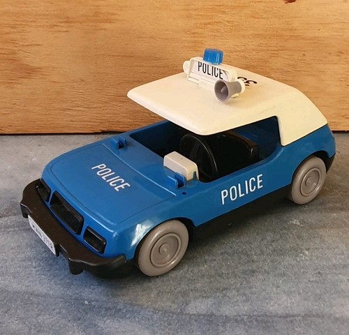 Playmobil police car - police, (blue