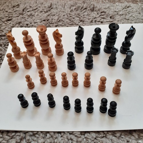 Vintage chess set - vintage,