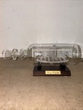 Viking Longship Glass Ship In