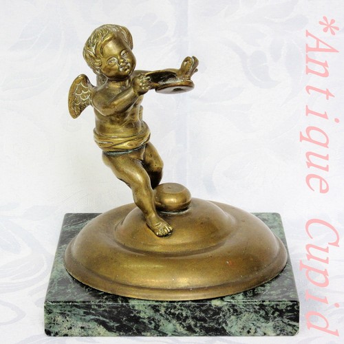 Antique brass winged - antique, cherub