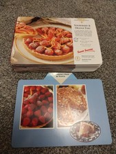 Vintage RECIPE Cards Delicious Meals Made Easy Group #11 Sweet Pies &Tarts 1-150