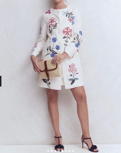 Boden embroidered coat - nwt, us