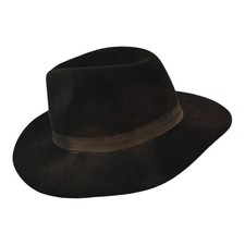 NEXT Ladies Black 100% Wool Fedora Hat
